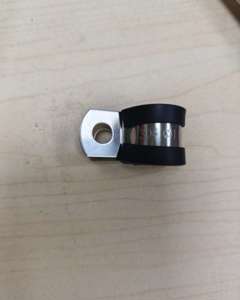 Tube clip 11mm SST with rubber